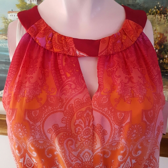 NWT Rabbit Rabbit Rabbit flirty neck ombre dress - Picture 4 of 8